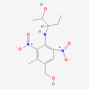3-((4-(Hydroxymethyl)-3-methyl-2,6-dinitrophenyl)amino)pentan-2-ol