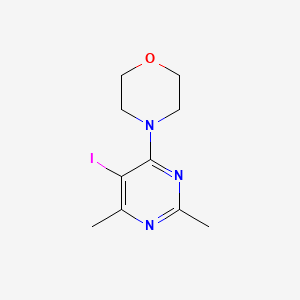 4-(5-Iodo-2,6-dimethyl-4-pyrimidinyl)morpholine