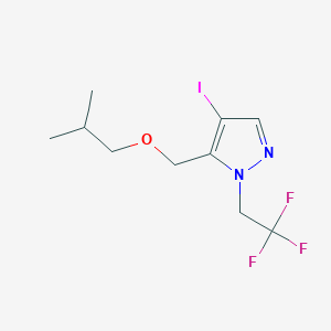 4-iodo-5-(isobutoxymethyl)-1-(2,2,2-trifluoroethyl)-1H-pyrazole
