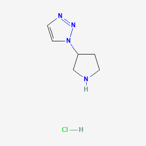 1-(pyrrolidin-3-yl)-1H-1,2,3-triazole hydrochloride