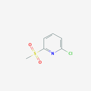 molecular formula C6H6ClNO2S B2986118 2-Chloro-6-(methylsulfonyl)pyridine CAS No. 87512-29-6