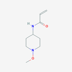 molecular formula C9H16N2O2 B2986119 N-(1-Methoxypiperidin-4-yl)prop-2-enamide CAS No. 1999621-59-8