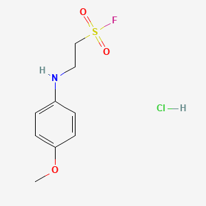 2-(4-Methoxyphenylamino)ethanesulfonyl fluoride hydrochloride