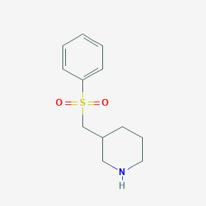 3-((Phenylsulfonyl)methyl)piperidine
