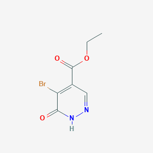 Ethyl 5-bromo-6-oxo-1H-pyridazine-4-carboxylate