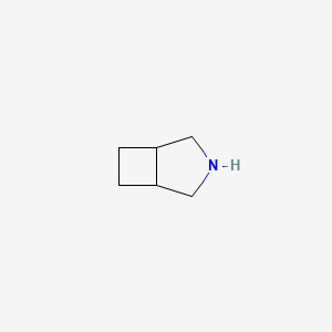 molecular formula C6H11N B2986340 3-Azabicyclo[3.2.0]heptane CAS No. 278-08-0