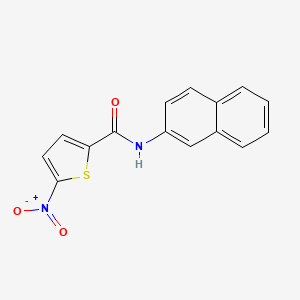 molecular formula C15H10N2O3S B2986347 N-(naphthalen-2-yl)-5-nitrothiophene-2-carboxamide CAS No. 324759-24-2