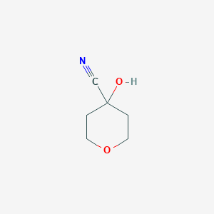 molecular formula C6H9NO2 B2986381 4-羟基氧杂环-4-腈 CAS No. 50289-10-6