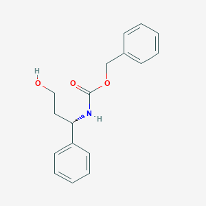 molecular formula C17H19NO3 B2986445 (S)-Cbz-3-Amino-3-phenylpropan-1-ol CAS No. 869468-32-6