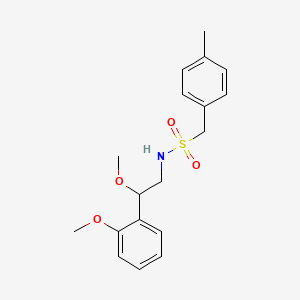 N-(2-methoxy-2-(2-methoxyphenyl)ethyl)-1-(p-tolyl)methanesulfonamide