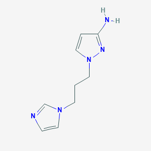 B2986471 1-[3-(1H-imidazol-1-yl)propyl]-1H-pyrazol-3-amine CAS No. 1247545-58-9