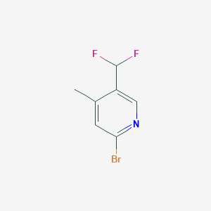 B2986475 2-Bromo-5-(difluoromethyl)-4-methylpyridine CAS No. 1805019-61-7