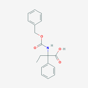 molecular formula C18H19NO4 B2986510 2-{[(苯甲氧羰基)氨基]-2-苯基丁酸 CAS No. 856294-07-0