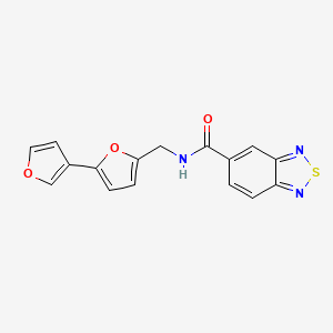 N-([2,3'-bifuran]-5-ylmethyl)benzo[c][1,2,5]thiadiazole-5-carboxamide