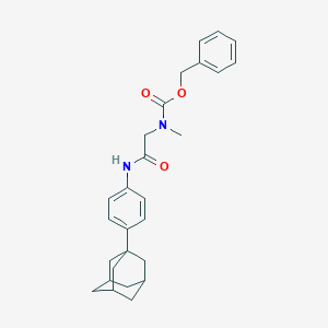 Benzyl 2-[4-(1-adamantyl)anilino]-2-oxoethyl(methyl)carbamate