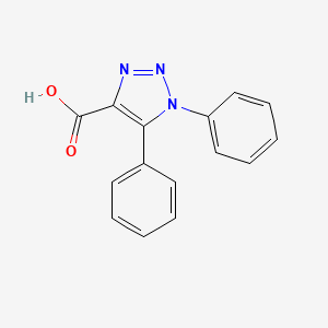 molecular formula C15H11N3O2 B2986593 1,5-diphenyl-1H-1,2,3-triazole-4-carboxylic acid CAS No. 4900-34-9