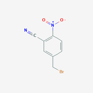 molecular formula C8H5BrN2O2 B2986623 5-(Bromomethyl)-2-nitrobenzonitrile CAS No. 227016-67-3