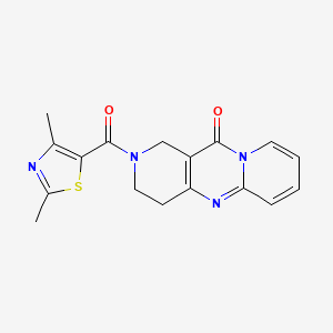 2-(2,4-dimethylthiazole-5-carbonyl)-3,4-dihydro-1H-dipyrido[1,2-a:4',3'-d]pyrimidin-11(2H)-one