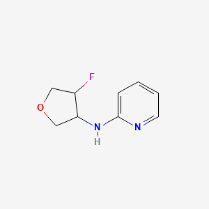 N-(4-fluorooxolan-3-yl)pyridin-2-amine