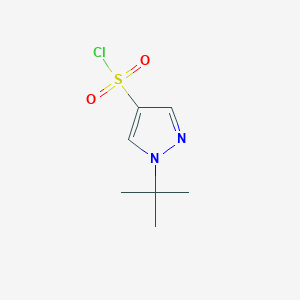 molecular formula C7H11ClN2O2S B2986646 1-(叔丁基)-1H-吡唑-4-磺酰氯 CAS No. 1156603-97-2