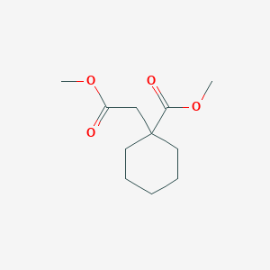 Methyl 1-(methoxycarbonylmethyl)cyclohexane-1-carboxylate