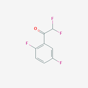 1-(2,5-Difluorophenyl)-2,2-difluoroethan-1-one