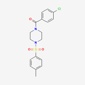 (4-Chlorophenyl)(4-tosylpiperazin-1-yl)methanone