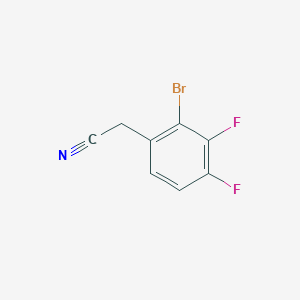 2-(2-Bromo-3,4-difluorophenyl)acetonitrile