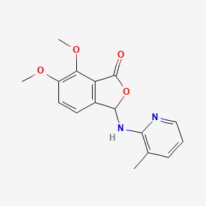 6,7-dimethoxy-3-((3-methylpyridin-2-yl)amino)isobenzofuran-1(3H)-one