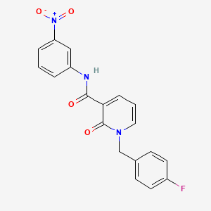 1-(4-fluorobenzyl)-N-(3-nitrophenyl)-2-oxo-1,2-dihydropyridine-3-carboxamide