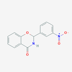 2-(3-nitrophenyl)-2,3-dihydro-4H-1,3-benzoxazin-4-one