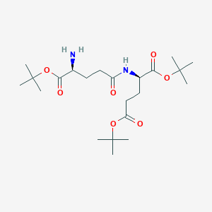 (R)-di-tert-butyl 2-((S)-4-amino-5-tert-butoxy-5-oxopentanamido)pentanedioate