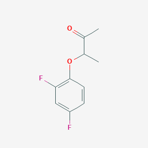 molecular formula C10H10F2O2 B2986845 3-(2,4-二氟苯氧基)-2-丁酮 CAS No. 306979-67-9