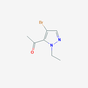 1-(4-bromo-1-ethyl-1H-pyrazol-5-yl)ethanone