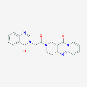 2-(2-(4-oxoquinazolin-3(4H)-yl)acetyl)-3,4-dihydro-1H-dipyrido[1,2-a:4',3'-d]pyrimidin-11(2H)-one