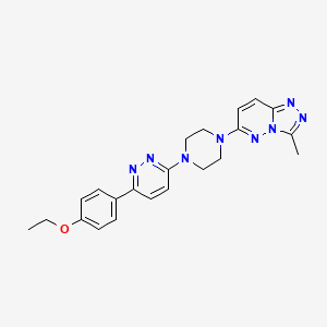 6-[4-[6-(4-Ethoxyphenyl)pyridazin-3-yl]piperazin-1-yl]-3-methyl-[1,2,4]triazolo[4,3-b]pyridazine