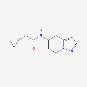 2-cyclopropyl-N-(4,5,6,7-tetrahydropyrazolo[1,5-a]pyridin-5-yl)acetamide
