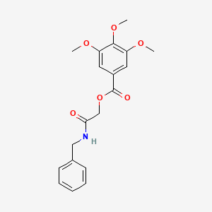[2-(Benzylamino)-2-oxoethyl] 3,4,5-trimethoxybenzoate
