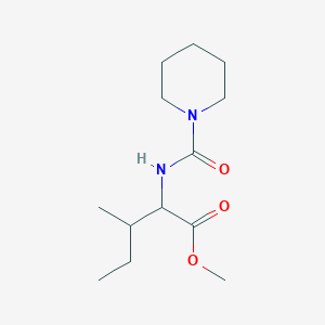 Methyl 3-methyl-2-(piperidine-1-carbonylamino)pentanoate