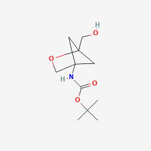 tert-butyl N-[1-(hydroxymethyl)-2-oxabicyclo[2.1.1]hexan-4-yl]carbamate