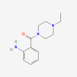 molecular formula C13H19N3O B2986988 2-(4-Ethylpiperazine-1-carbonyl)aniline CAS No. 401589-00-2