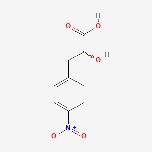 molecular formula C9H9NO5 B2987011 (2R)-2-hydroxy-3-(4-nitrophenyl)propanoic acid CAS No. 68671-47-6