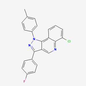 6-chloro-3-(4-fluorophenyl)-1-(p-tolyl)-1H-pyrazolo[4,3-c]quinoline