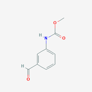 molecular formula C9H9NO3 B2987094 methyl N-(3-formylphenyl)carbamate CAS No. 1260852-36-5