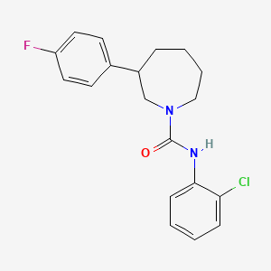 molecular formula C19H20ClFN2O B2987100 N-(2-chlorophenyl)-3-(4-fluorophenyl)azepane-1-carboxamide CAS No. 1797160-37-2