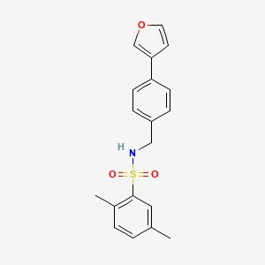 N-(4-(furan-3-yl)benzyl)-2,5-dimethylbenzenesulfonamide