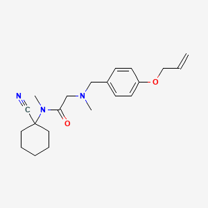 N-(1-cyanocyclohexyl)-N-methyl-2-[methyl({[4-(prop-2-en-1-yloxy)phenyl]methyl})amino]acetamide