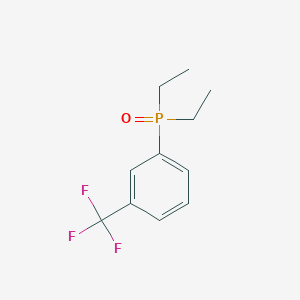 molecular formula C11H14F3OP B2987147 1-二乙基膦酰基-3-(三氟甲基)苯 CAS No. 2375268-27-0