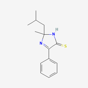 2-isobutyl-2-methyl-5-phenyl-2,3-dihydro-4H-imidazole-4-thione