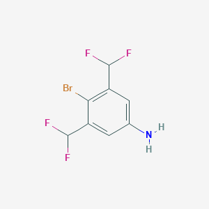 4-Bromo-3,5-bis(difluoromethyl)aniline